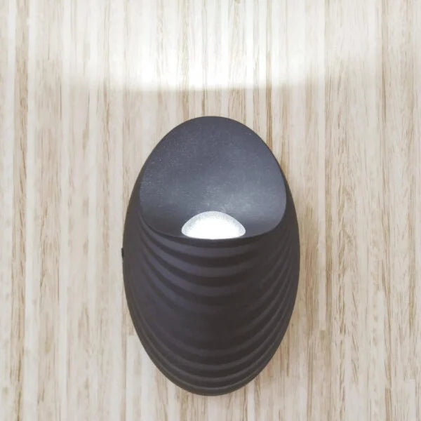 Aplica Exterior Shell, 5W, 3000K, Negru