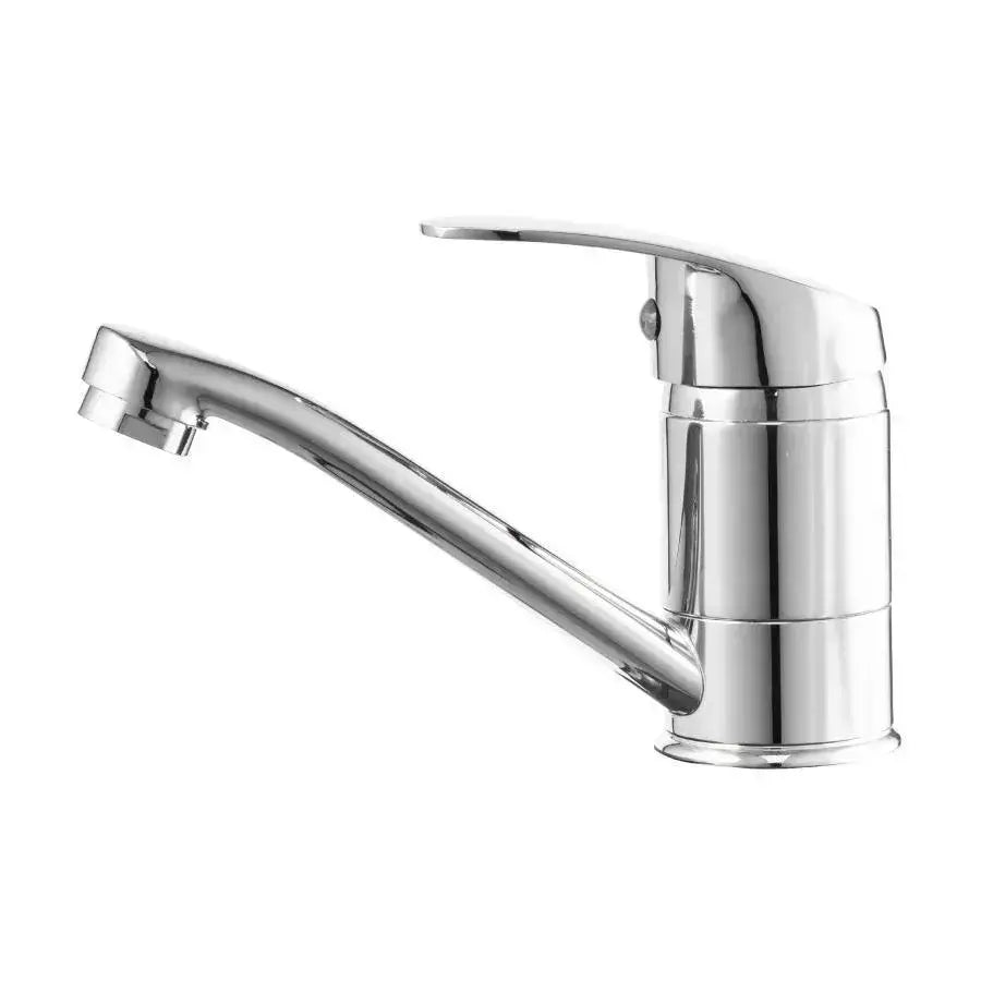 Baterie Lavoar, Pipa Pivotanta, Lungime 18CM, Cartus Ceramic, Crom, Racord Inclus, imaginea 1