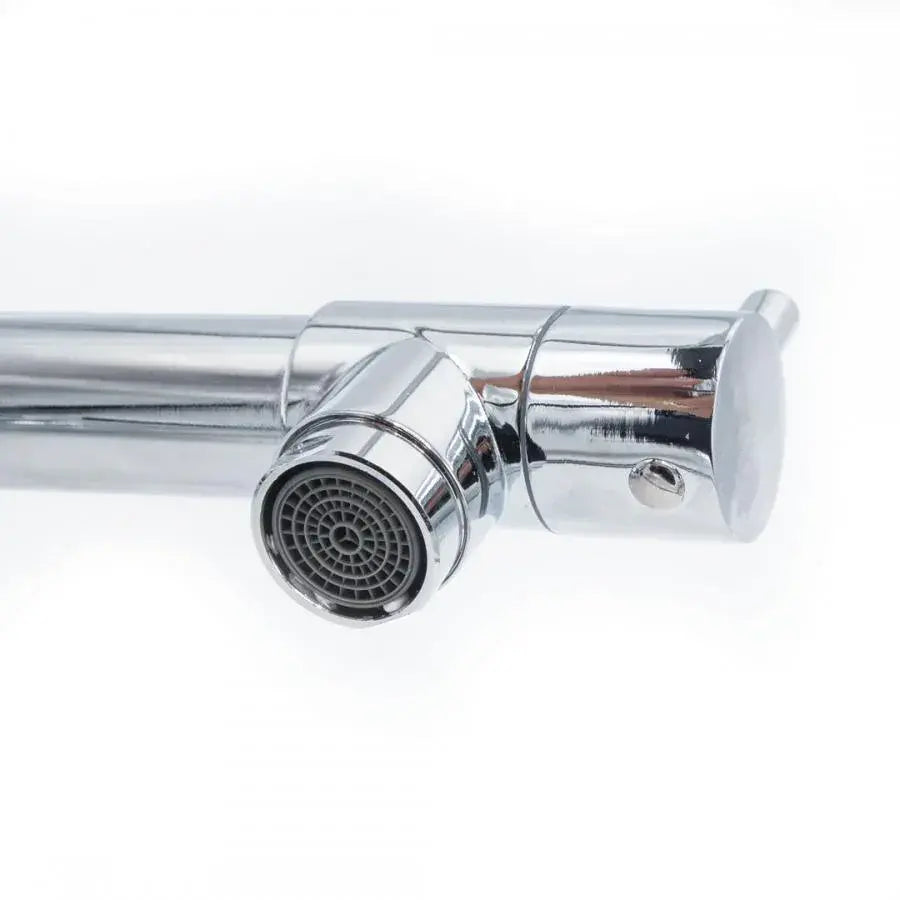 Baterie Bucatarie cu Dus Extractibil, Inox si Alama Crom, YD/301