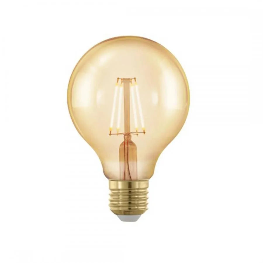 Bec cu Filament G80, E27, 6W, Lumina Rece, imaginea 1