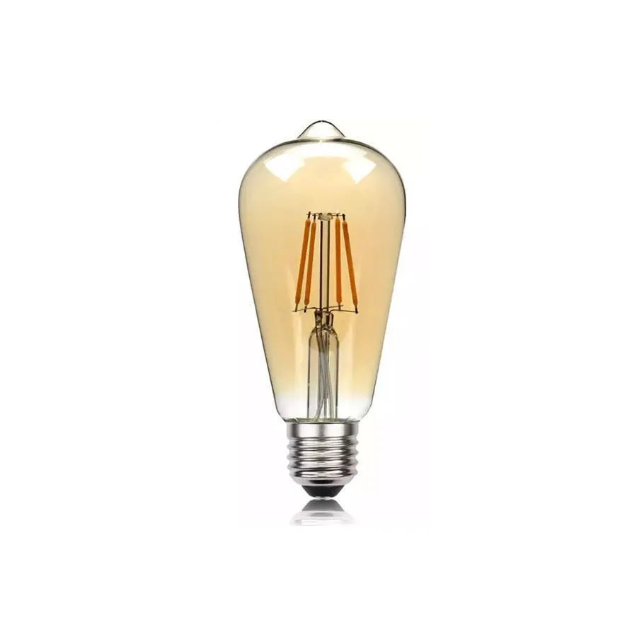 ST64 Filament Bulb, E27, 4W, Warm Light, imaginea 1