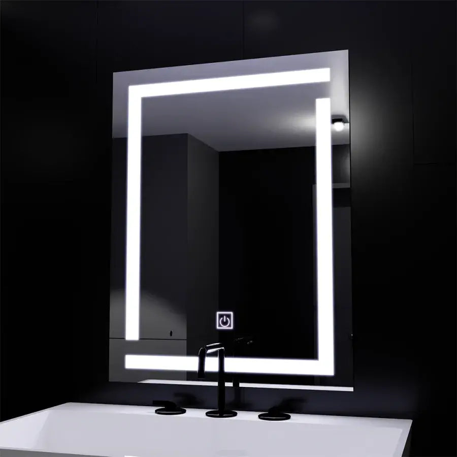 Oglinda LED Giga, 60x80cm, 14W, Touch, Lumina 6000K, imaginea 4