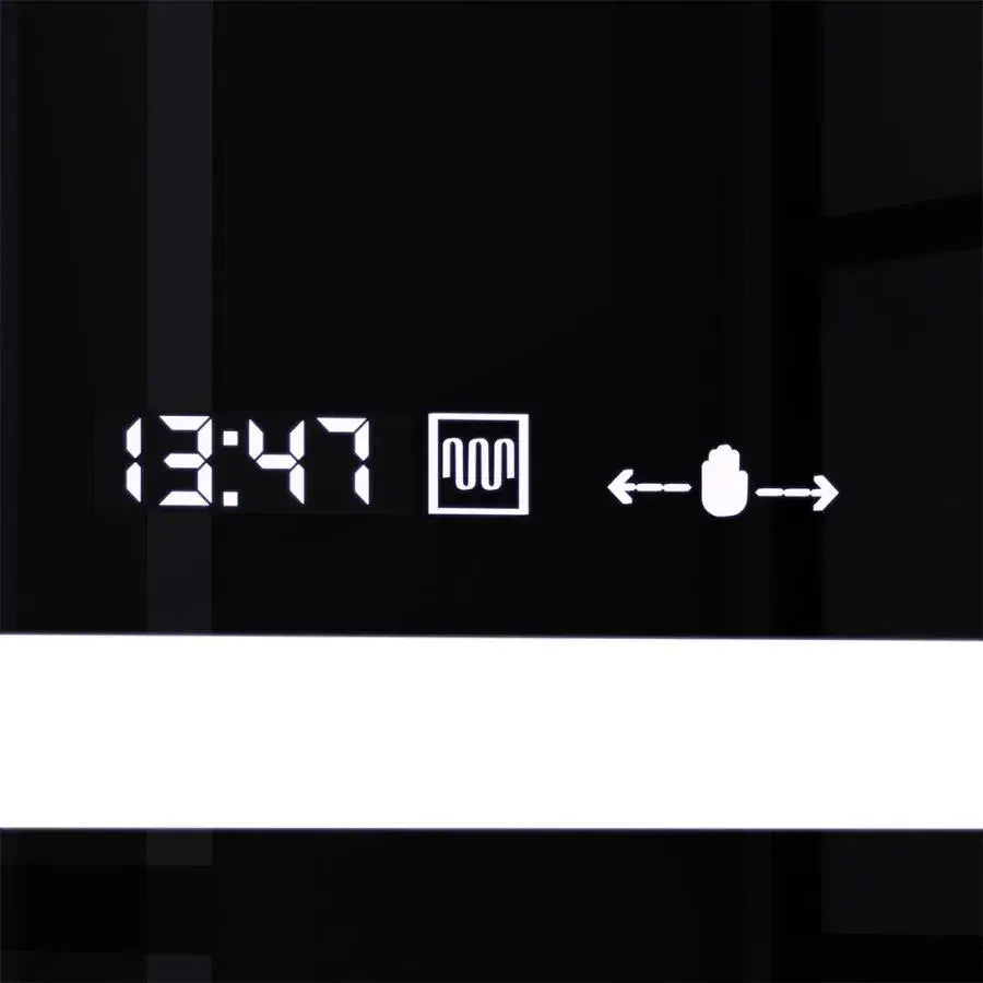 Oglinda LED Rectangulara, 160x80cm, Senzor, Verite MotionGlow Marcello, Sistem Dezaburire, Ceas & Termometru, Dimabila