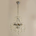 Candelabru Akihico, 5xE27, Crom, Metal si Cristal