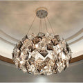 Candelabru Cristal Arian 4x E27 Auriu