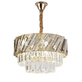 Candelabru Cristal Boden 5x E27 Auriu