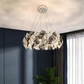 Candelabru Cristal Hara 9x E27 Crom Lucios
