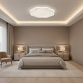 Plafonieră LED Floare 23 cm, 22W, 3000K / 4000K / 6000K, Alb, Metal si Acril