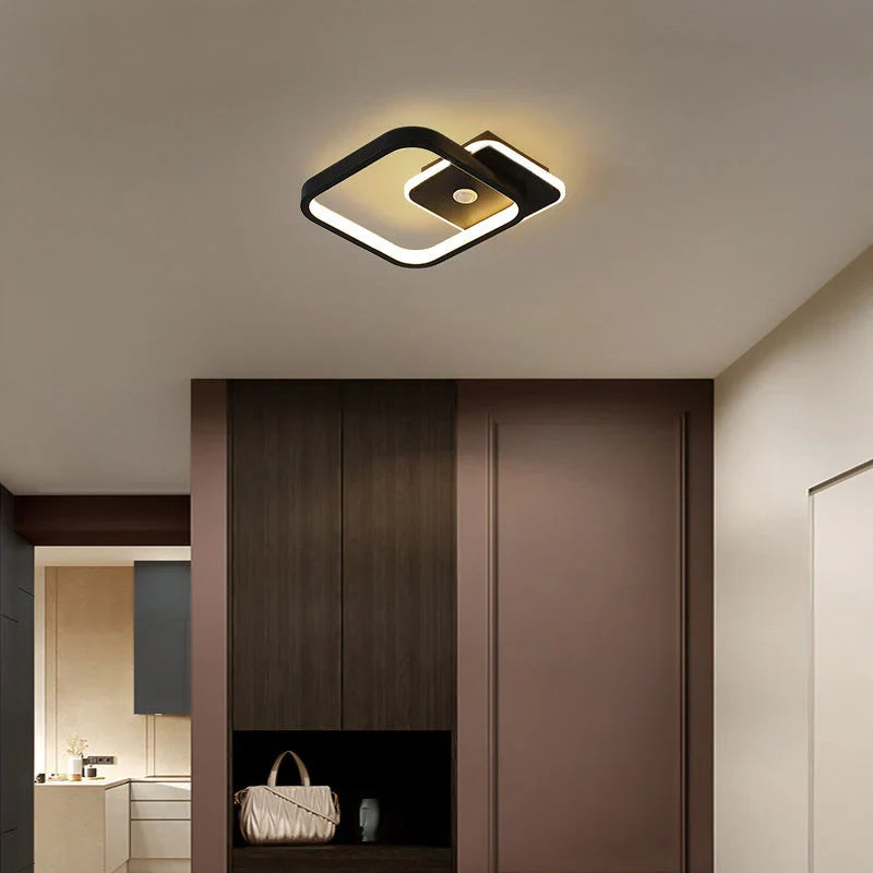 LED lustr s pohybovým snímačom PS510BK, 15 W, studené/teplé/neutrálne svetlo 3000 K/4000 K/6000 K, kov a akryl, imaginea 3