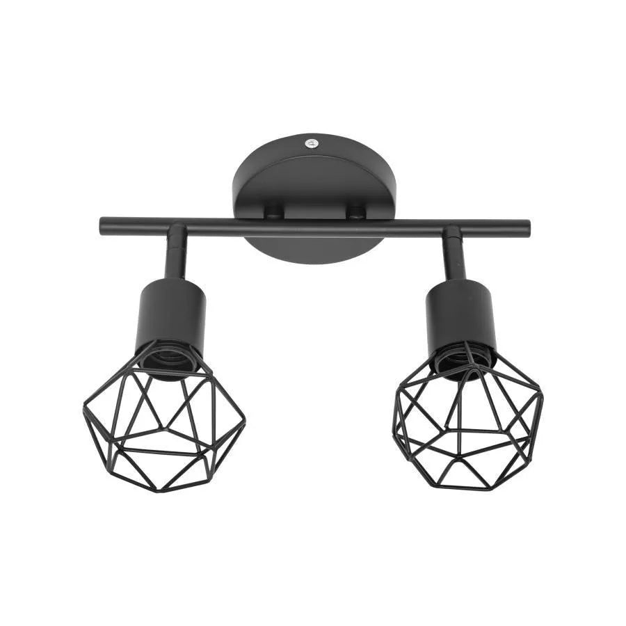 Lustra 2xE27 Negru 2070/2