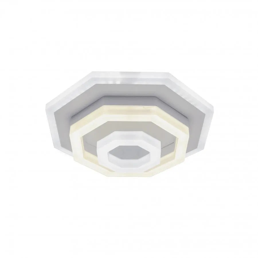Lustra LED ADELINE 24W, Diametru 20cm, lumina Rece/Calda/Neutra, Alb
