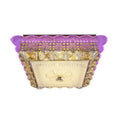 Lustra LED cu cristal ANAIDA RGB 20W, 3000K / 4000K / 6000K, Auriu