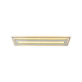 Lustra LED CHLOE 100W, Liniara, lumina Rece/Calda/Neutra, Alb Negru
