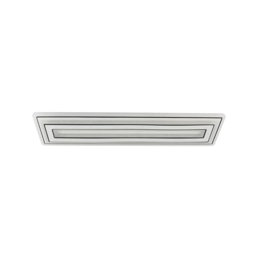 Lustra LED CHLOE 100W, Liniara, lumina Rece/Calda/Neutra, Alb Negru