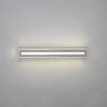 Lustra LED cu cristal PIERCE 35W, Liniara, lumina Rece/Calda/Neutra, Argintiu