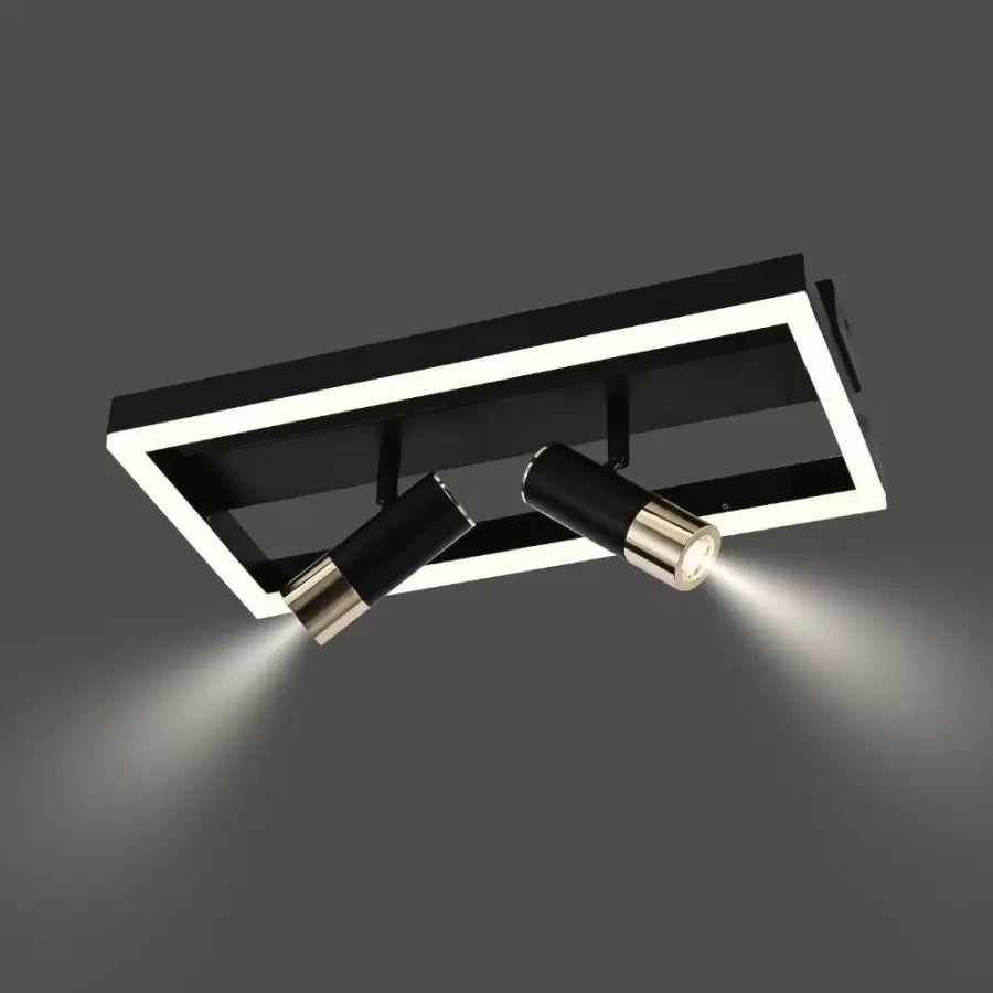 Proiector LED cu telecomanda Reglabil ROHAN 26W, lumina Rece/Calda/Neutra, Dimabila, Negru
