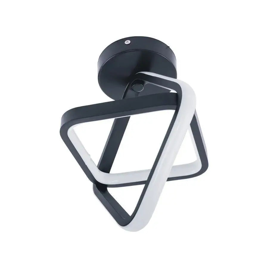 Lustra LED VERTEX CUBUS 13W, lumina Rece/Calda/Neutra, Negru