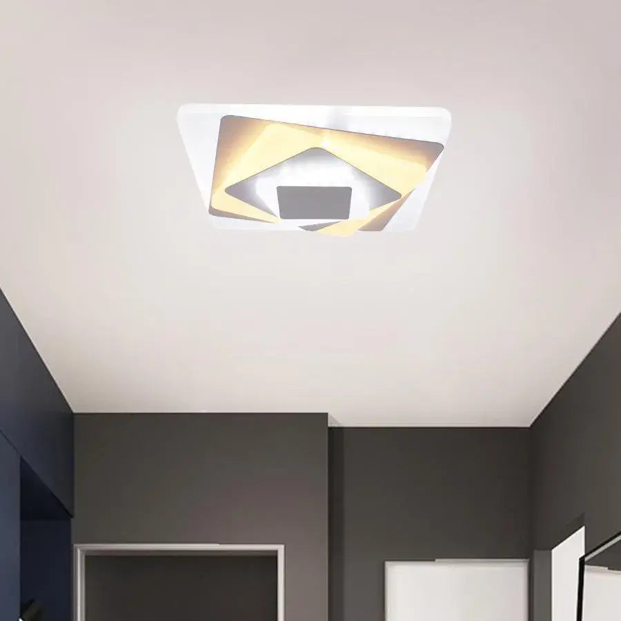 FLORENSIA LED Chandelier, 86W, Cool/Warm/Neutral Light, White, imaginea 1