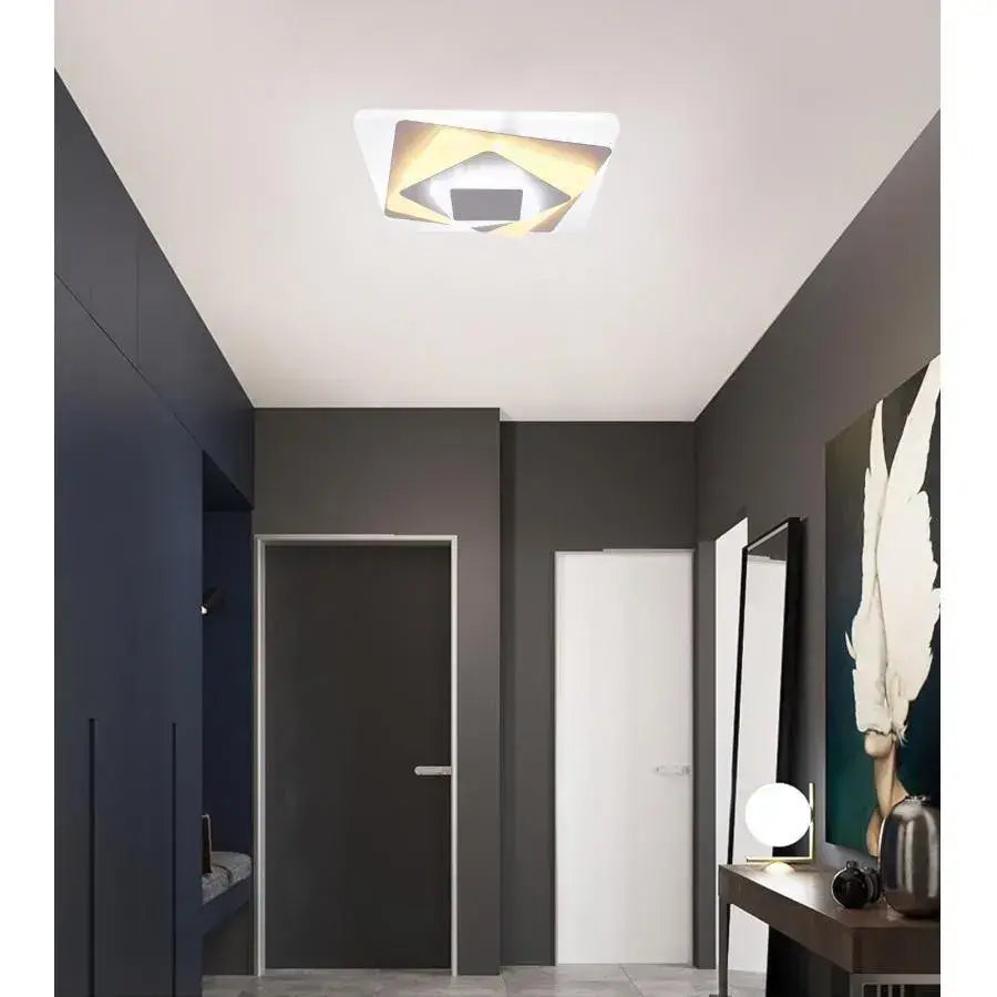 FLORENSIA LED Chandelier, 86W, Cool/Warm/Neutral Light, White, imaginea 2