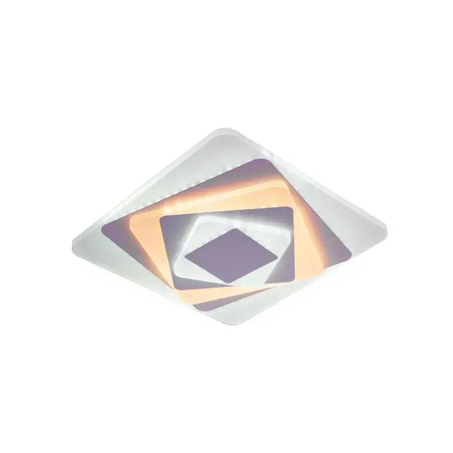 FLORENSIA LED Chandelier, 86W, Cool/Warm/Neutral Light, White, imaginea 3