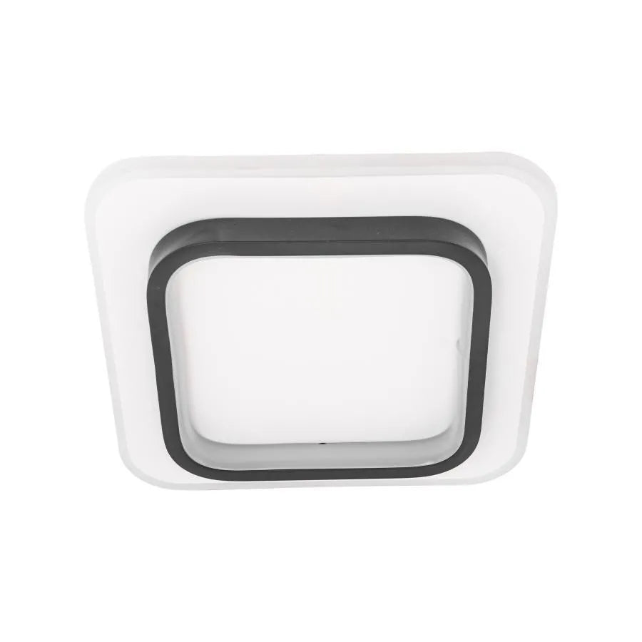 Lustra LED KHAI 20W, lumina Rece/Calda/Neutra, Alb Negru