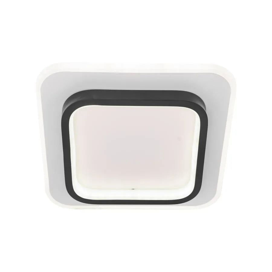 Lustra LED KHAI 20W, lumina Rece/Calda/Neutra, Alb Negru