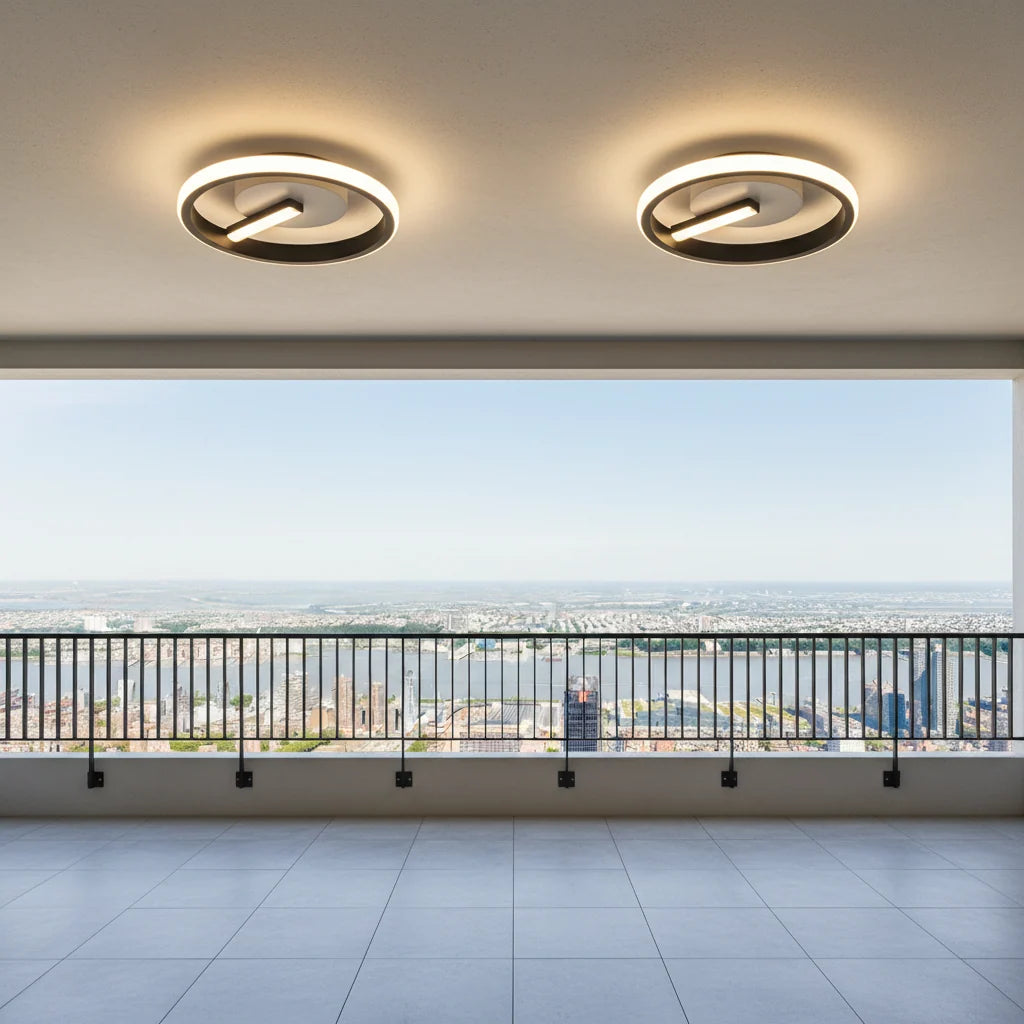 LED luster VICTORIA 19 W, okrúhly, studené/teplé/neuterálne svetlo, čierny, biely, imaginea 2
