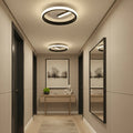 LED luster VICTORIA 19 W, okrúhly, studené/teplé/neuterálne svetlo, čierny, biely