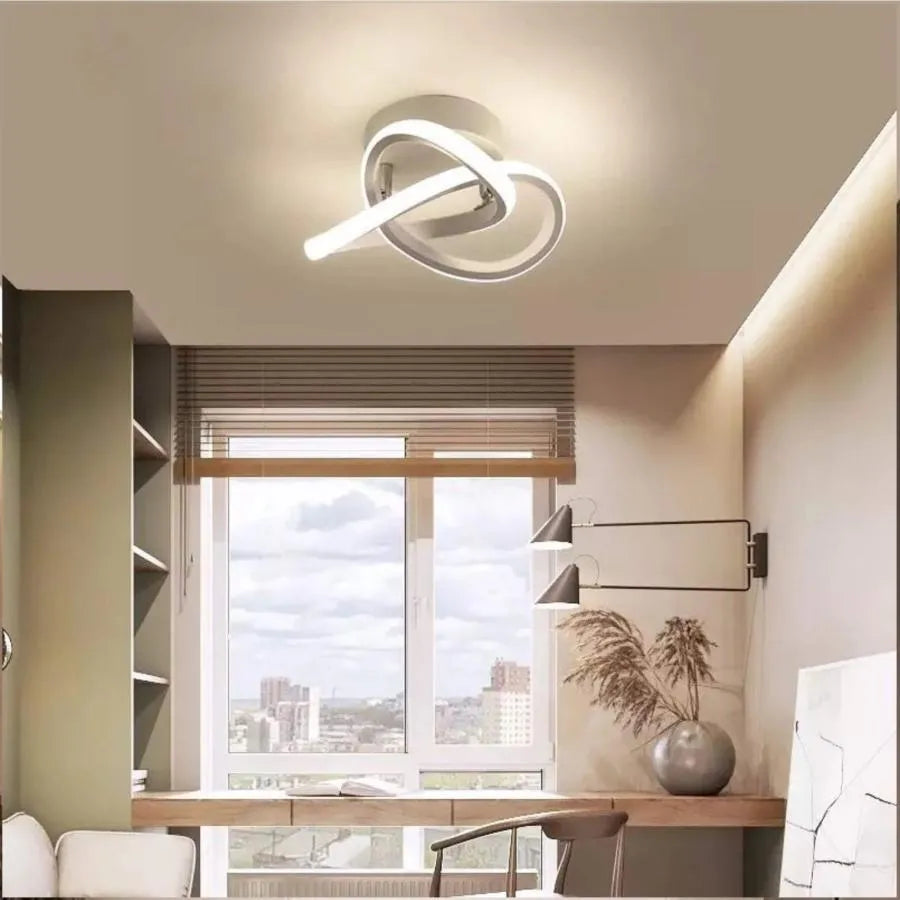Lustra LED VERTEX Flow 24W, Diametru 25cm, lumina Rece/Calda/Neutra, Alb, imaginea 3
