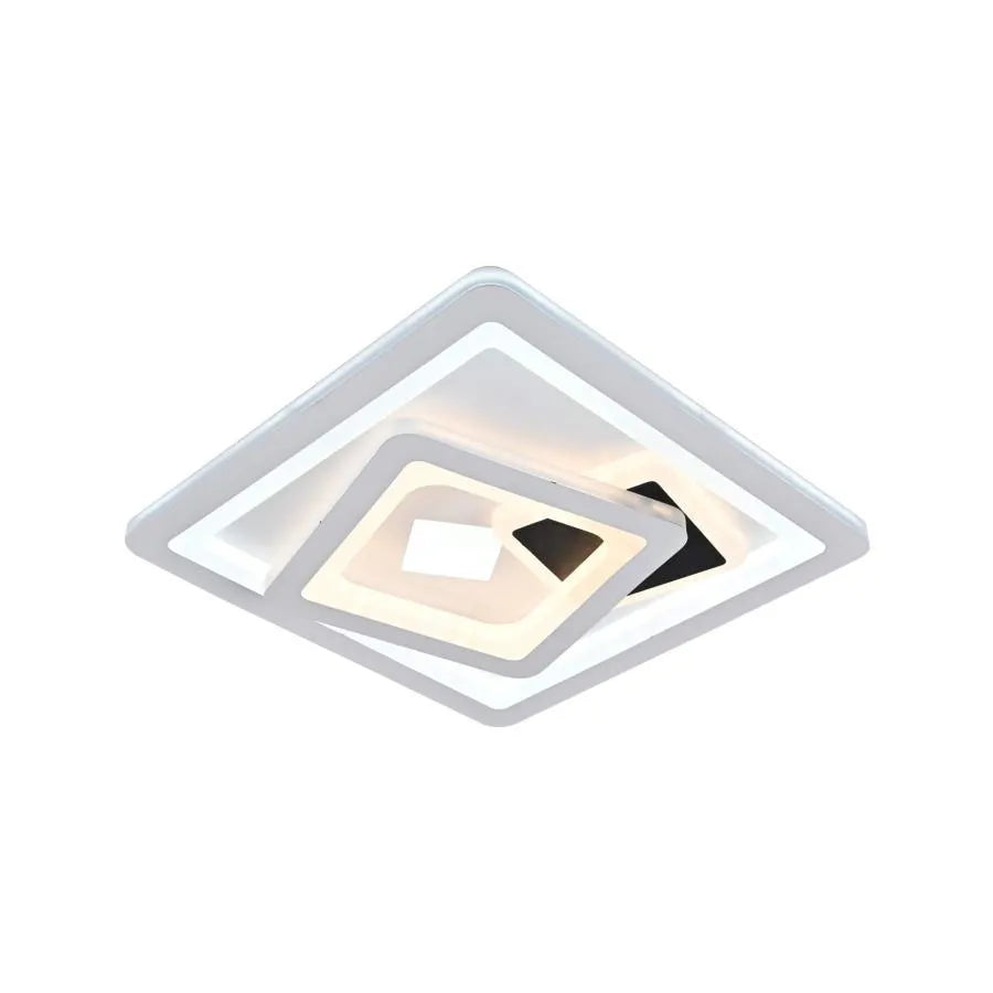 Lustra LED JULIETTE 36W, lumina Rece/Calda/Neutra, Alb