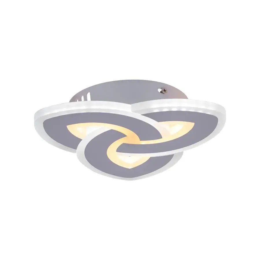 ARROW LED Chandelier 48W, Diameter 20cm, Cool/Warm/Neutral light, White, imaginea 3