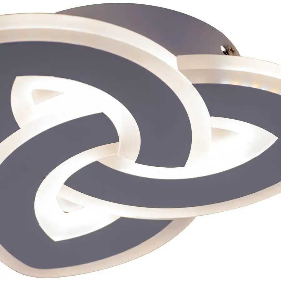 ARROW LED Chandelier 48W, Diameter 20cm, Cool/Warm/Neutral light, White, imaginea 2
