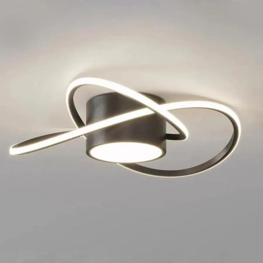 LED luster MIMA 30W, svetlo Studené/Teplé/Neutrálne, Čierny, imaginea 1