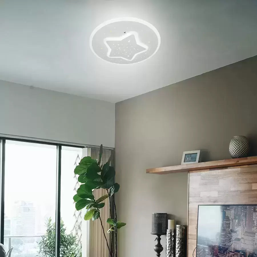 Lustra LED HEATH STEA, 35W, Diametru 20cm, lumina Neutra, Alb, imaginea 3