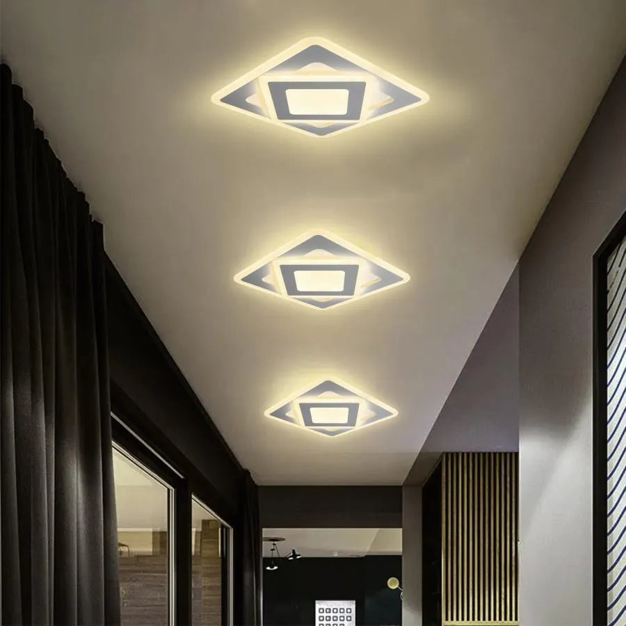 Lustra LED TAMIKA 22W, lumina Rece/Calda/Neutra, Alb