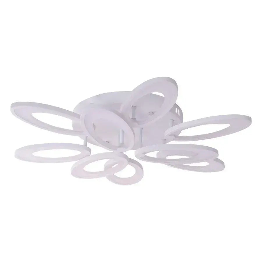 LED luster s diaľkovým ovládačom SUNFLOWER 98W, 9 svetelných zdrojov, studené/teplé/neuterálne svetlo, stmívateľný, biela farba, imaginea 4