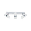 Lustra LED cu proiector reglabil ZORELA 18W, lumina Rece/Calda/Neutra, Crom Lucios Alb