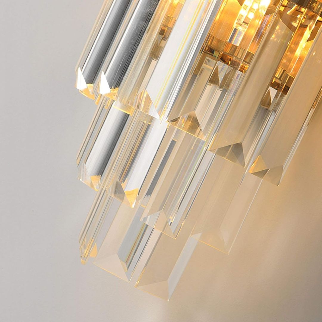 Aplica Candelabru Cristal BLOIS Piccolo, 2xE14, Auriu, imaginea 8