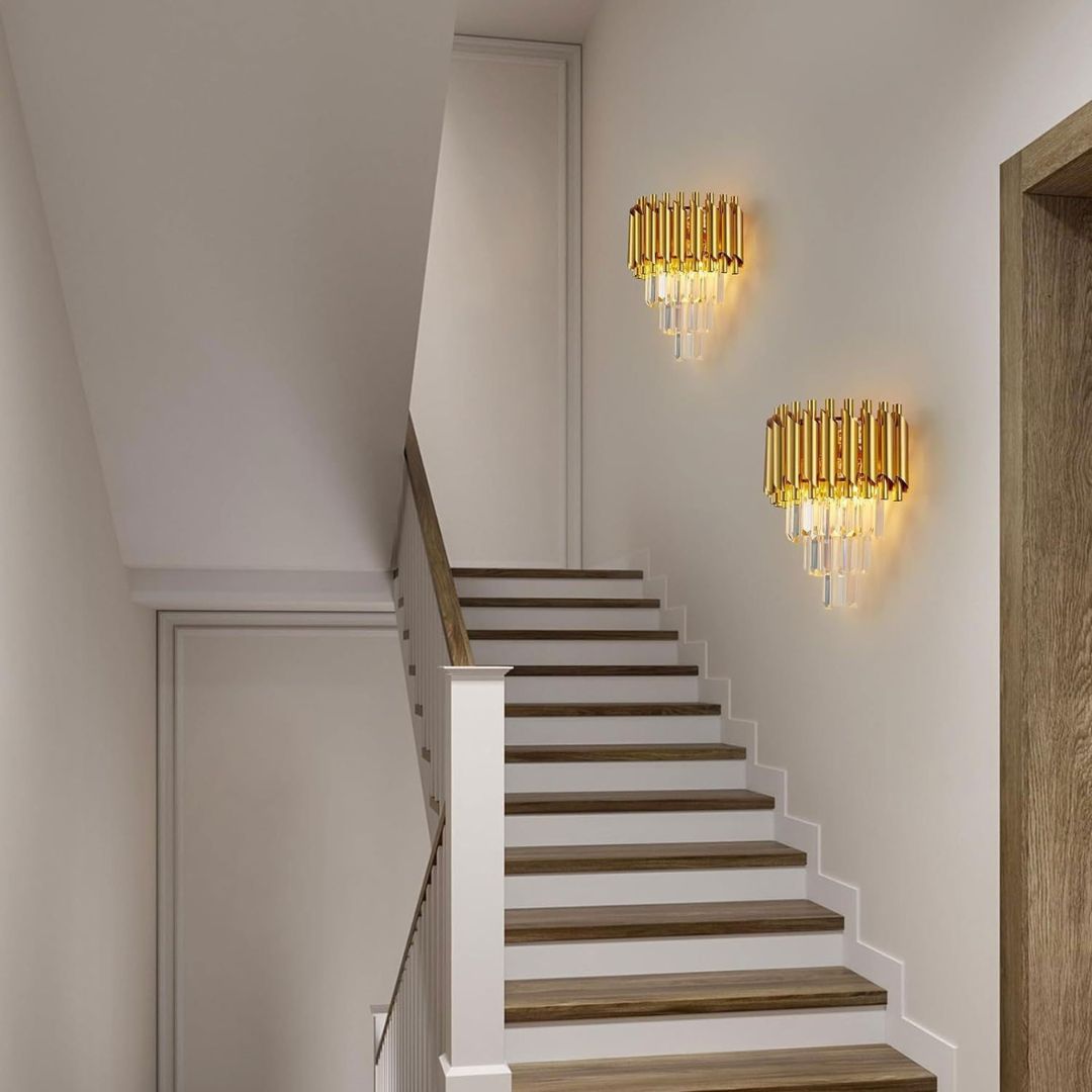 Aplica Candelabru Cristal VERSAILLES Piccolo, 2xE14, Auriu