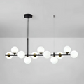 Lustra cu bec moderna LOFT Pavilion, 11x G9, Negru, Metal, Inaltime Reglabila