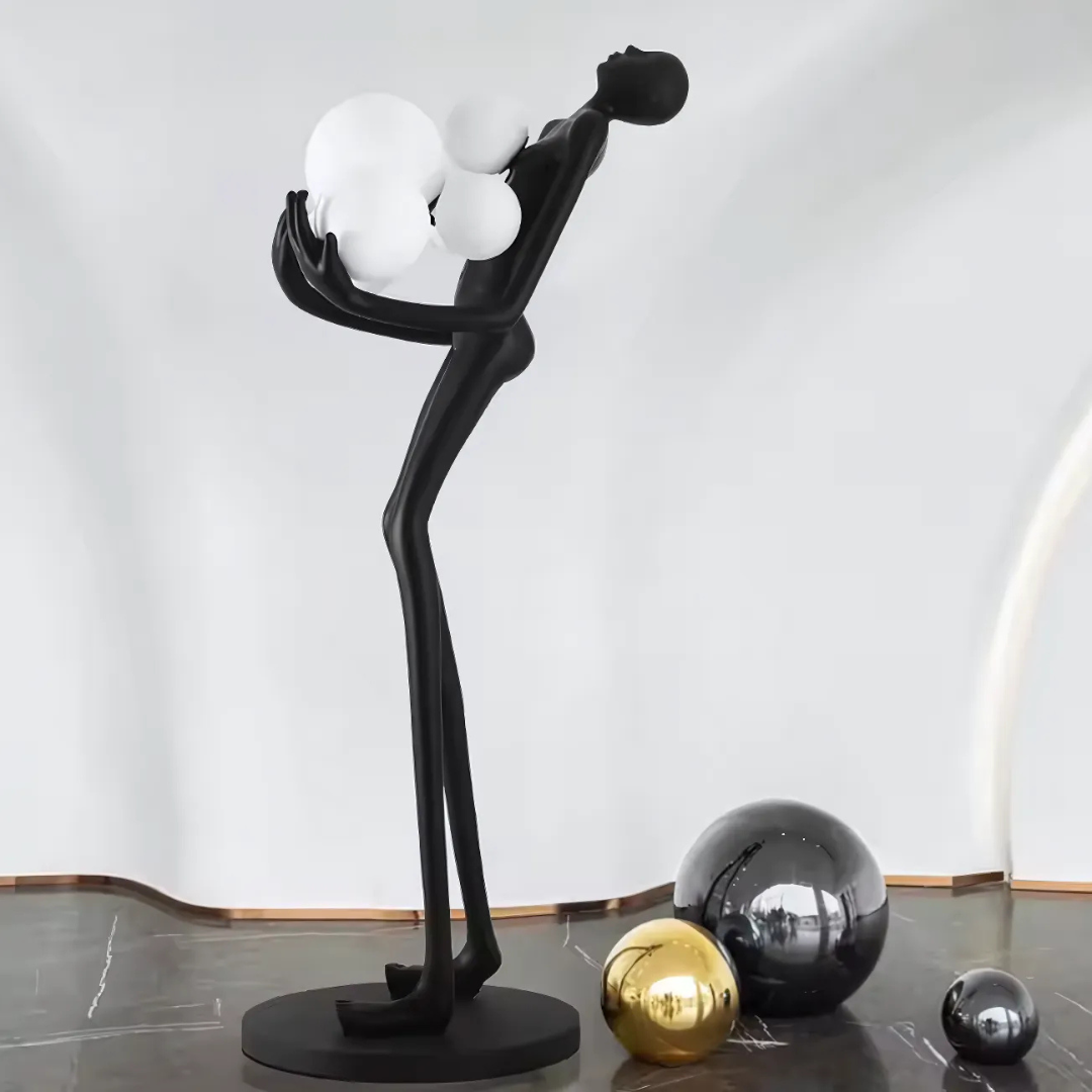 Lampadar Living Eleganza, 6x G9, Negru