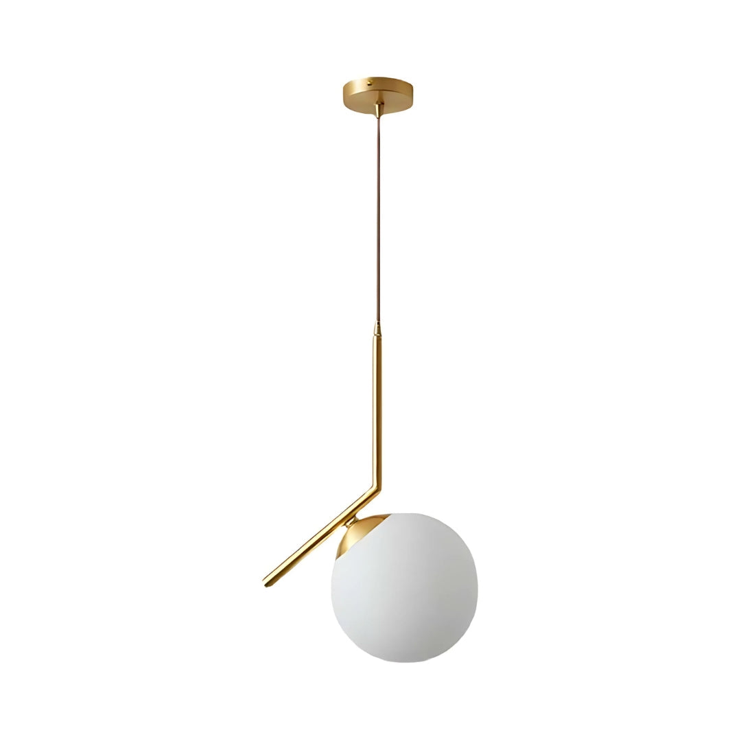 Lustra LOFT Haven, 1x E27, Alb Auriu, Metal, Inaltime Reglabila, Modern