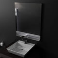 Oglinda LED Rectangulara, 60x80cm, Morrin Senzor MotionGlow Marcello, Efect 3D