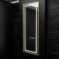 Oglinda LED Rectangulara, 45x140cm, Elena Senzor Radar Marcello, Sistem Dezaburire, Ceas & Termometru, Dimabila, Dressing Couture