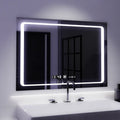 Oglinda LED Rectangulara, 90x60cm, Sole Senzor Marcello, Sistem Dezaburire, Ceas & Termometru, Dimabila