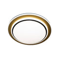 Plafoniera LED Galina 96W, Alb, Negru si Auriu