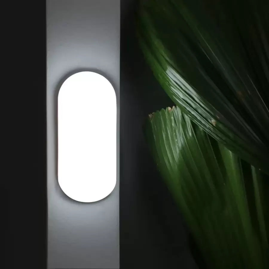 Plafoniera LED FANTAS Ovala 15W 20cm Alb Exterior IP65