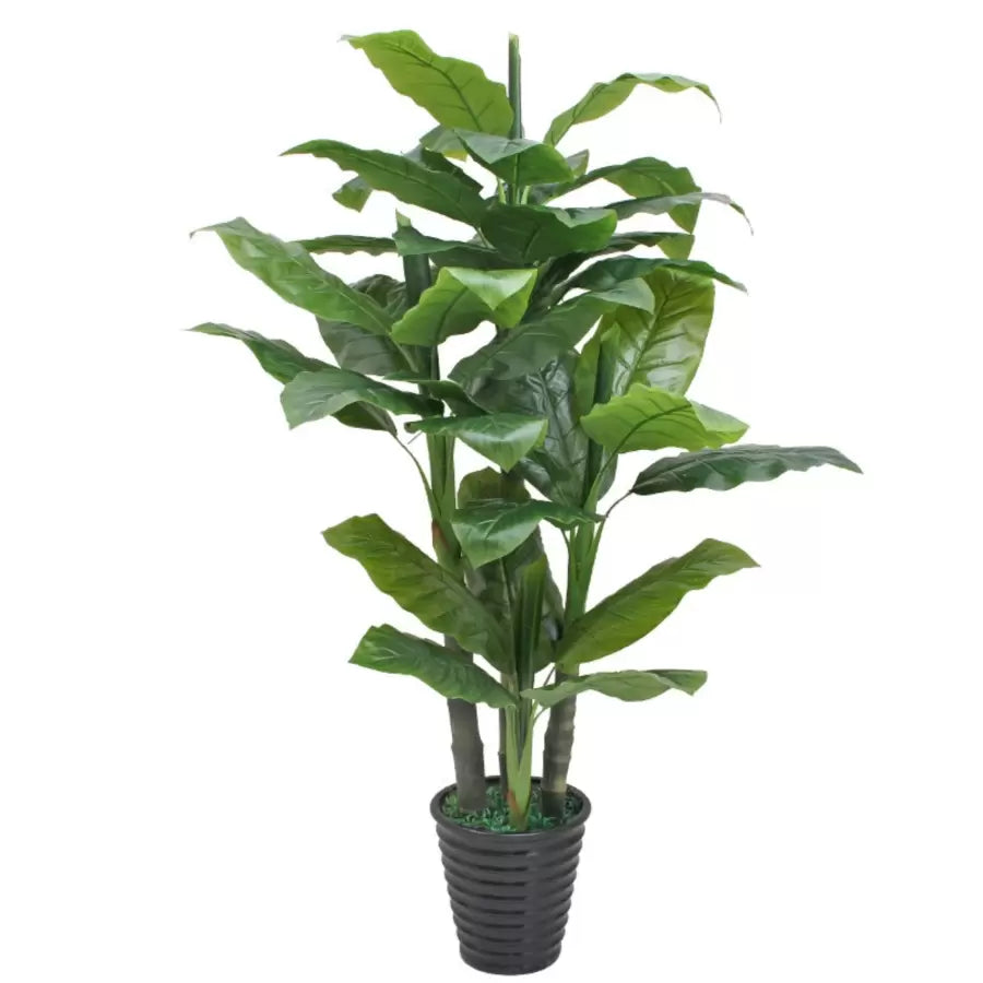 Planta Artificiala Banan japonez, 4 Crengi, fara Ghiveci 180cm Verde