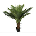 Planta Artificială Copac Tip Palmier Cycas, Fara Ghiveci, 90cm, Verde, cu Ghiveci