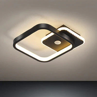 LED lustr s pohybovým snímačom PS510BK, 15 W, studené/teplé/neutrálne svetlo 3000 K/4000 K/6000 K, kov a akryl, imaginea 4